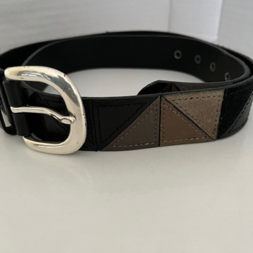 FOSSIL patchwork leather belt.